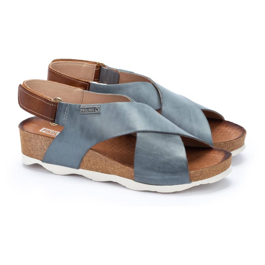 Women's Pikolinos MAHON Sandals Blue | NZ O279135